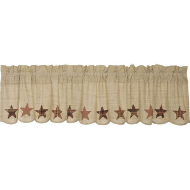 Abilene Star Valance Curtain 16x72 - The Fox Decor